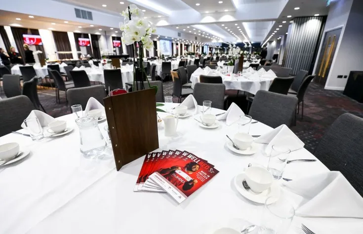 Khu vực sảnh tiếp đón VIP sang trọng tại sân vận động Ashton Gate