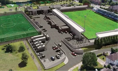 Sân Meadow Park ở Borehamwood, mái nhà của Boreham Wood FC và các đội trẻ Arsenal.