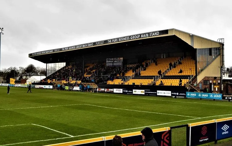 Sơ đồ tổng thể chỗ ngồi và các khán đài tại sân vận động Haig Avenue của Southport FC